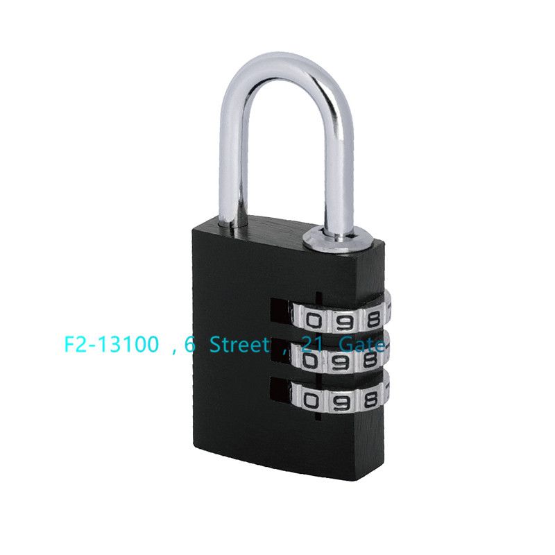Keyless, combination operation 3-digit code Combination codes can be reset Combination Padlock L525 thumbnail