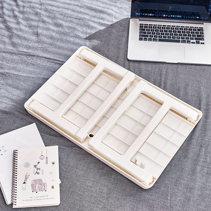 One-piece delivery folding computer desk, simple bed small dining table, home elderly care, postpartum care, children's dining table Specification drawing