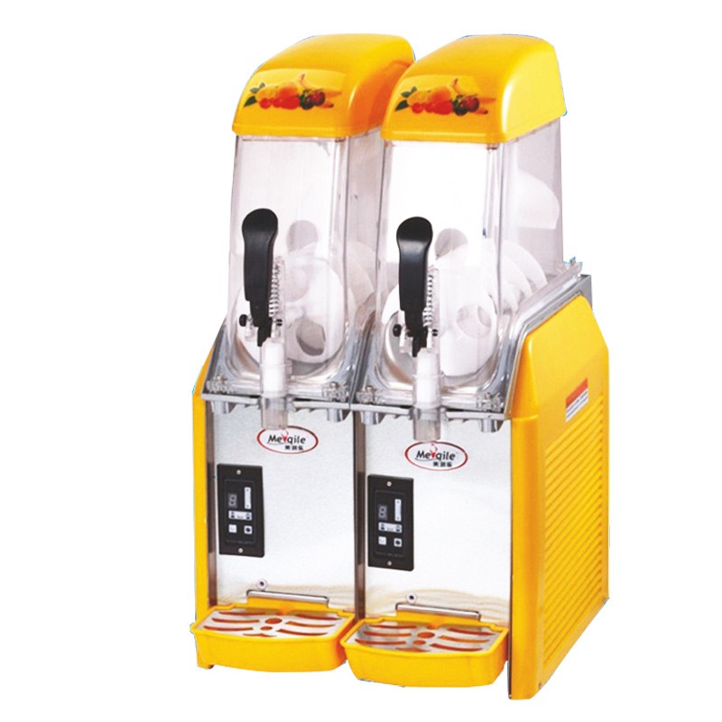 Ice Beauty Qile X-240 Double-cylinder snow melting machine, snow slime machine, cold drink machine, smoothie machine, ice granule machine, snow granule machine detail image 2