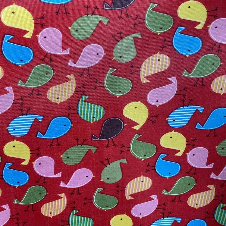 The Seding printing series features 100% polyester fabric with a PVC foam bottom for printing birds detail image 2