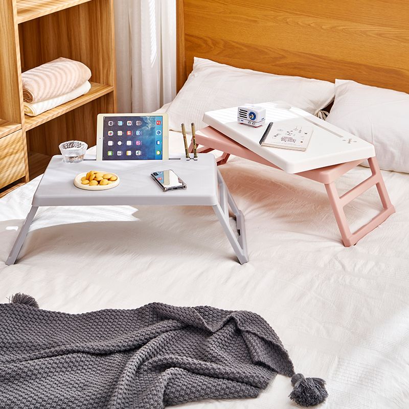 One-piece delivery folding computer desk, simple bed small dining table, home elderly care, postpartum care, children's dining table full figure