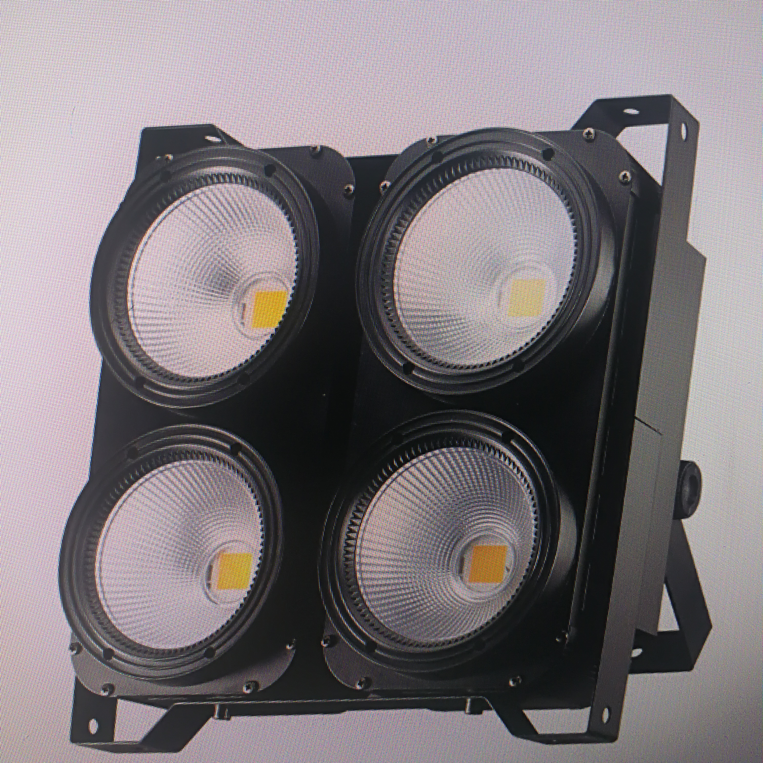 200W LED观众灯 酒吧四眼爆闪灯双色车展COB面光灯婚庆舞台演出