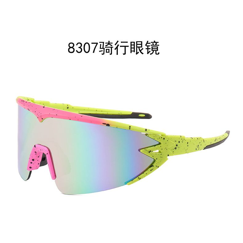 8307 Outdoor cycling glasses Men's and women's sports glasses Fashion sunshade sunglasses Mountain bike sunglasses full figure