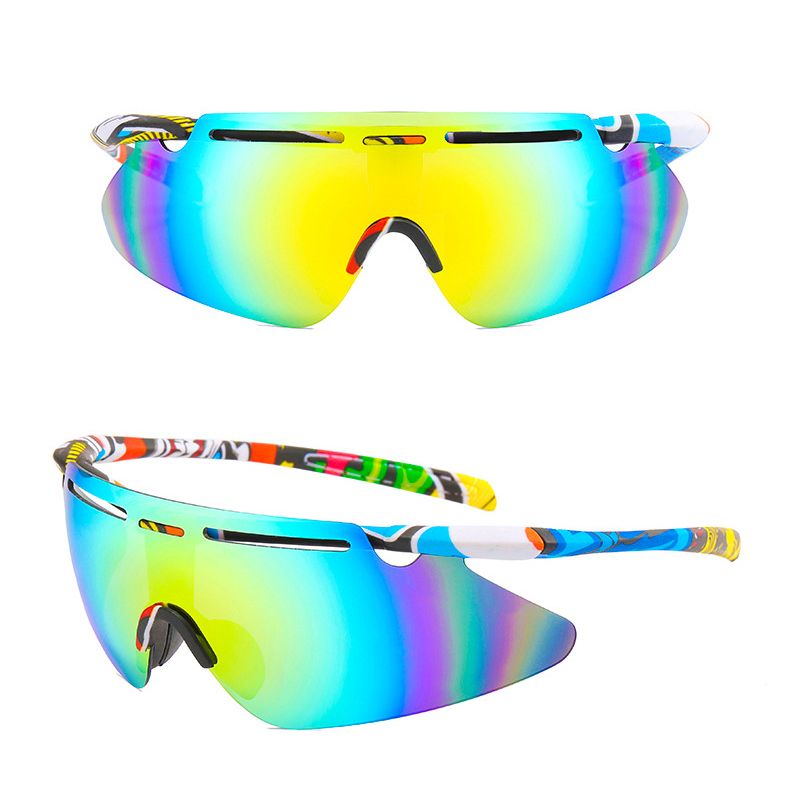 8301 Outdoor cycling glasses Men's and women's sports glasses Fashion sunshade sunglasses Mountain bike sunglasses full figure
