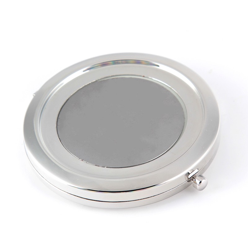 浅金仿金玫瑰金kc金70实心弹簧镜高档镜按钮镜按扣镜化妆镜胚详情图5