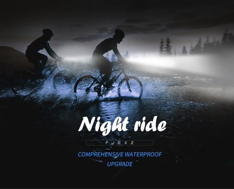 Z026 New 4T6 high-intensity bicycle headlight, USB charging, battery level display, bicycle light and riding light detail image 8