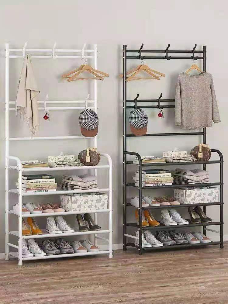 鞋帽架衣帽架鞋架一体组合卧室客厅挂衣架客厅换鞋架详情图1