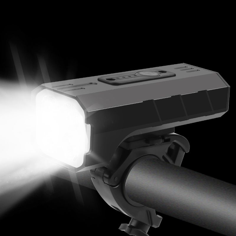 Z026 New 4T6 high-intensity bicycle headlight, USB charging, battery level display, bicycle light and riding light details Picture