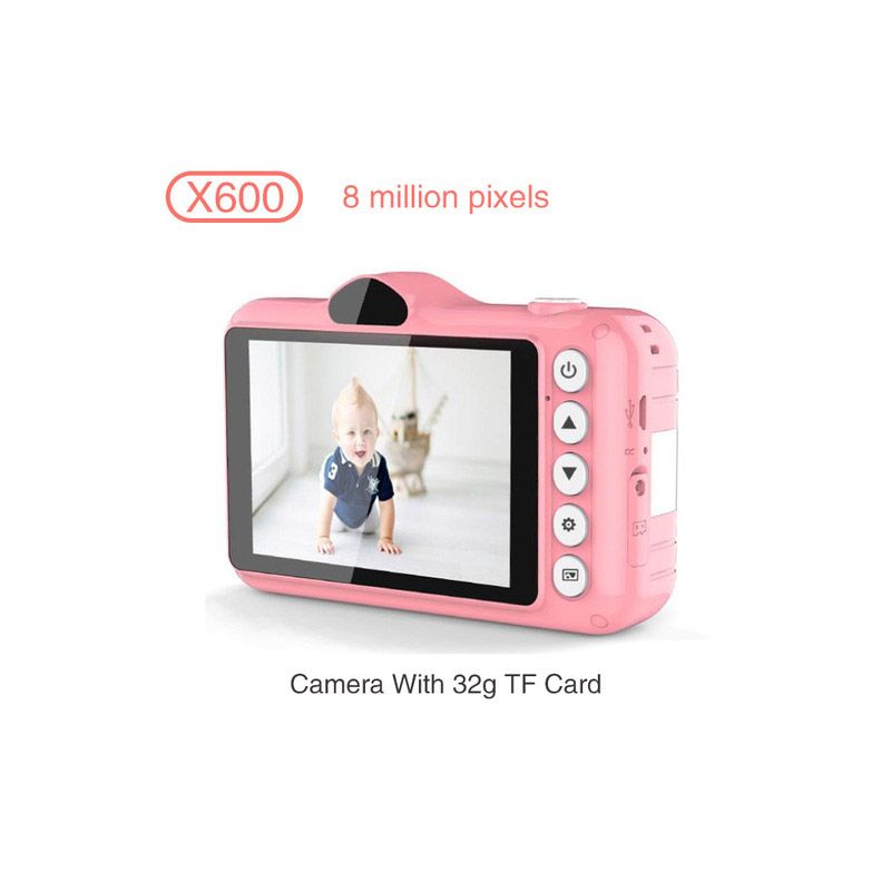 X600 3.5寸儿童相机拍摄创意双摄像头迷你数码相机玩具厂家批发mini相机详情图4