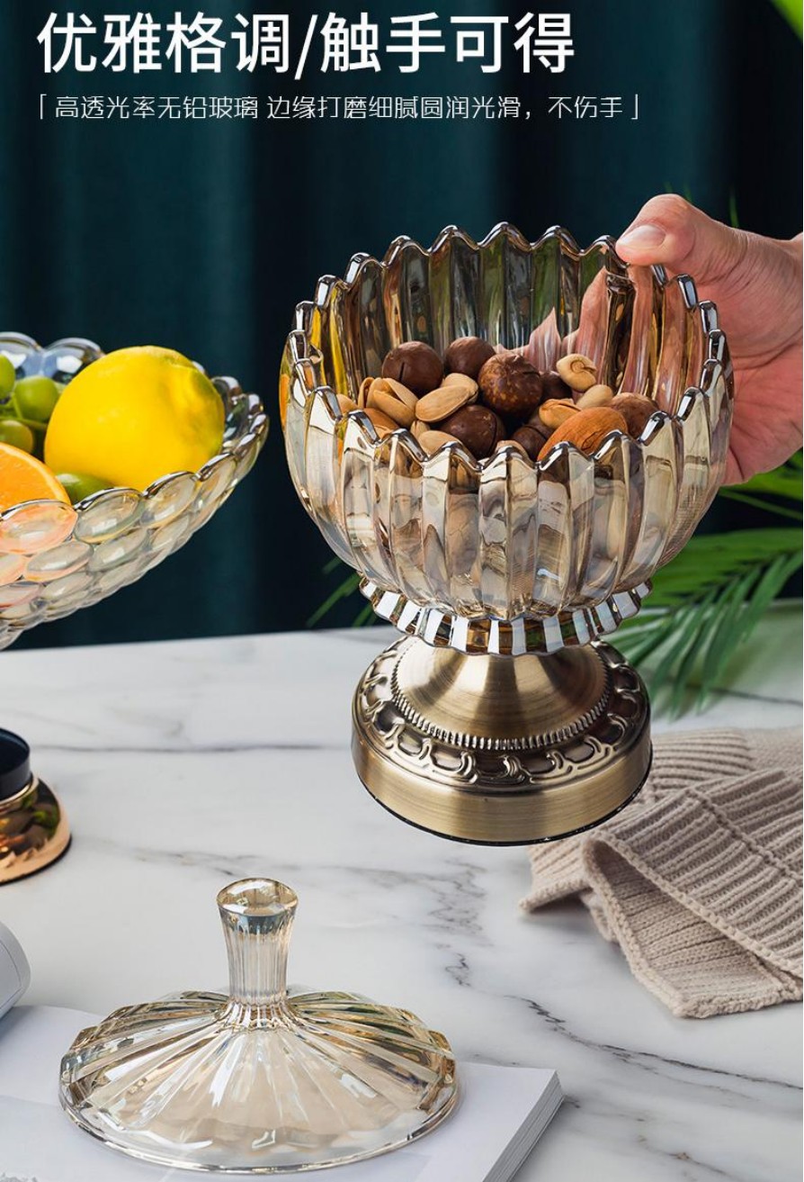 Fruit plate, InS-style living room, home dessert stand, display rack, snack box, dried fruit plate, draining basket, candy plate detail image 8