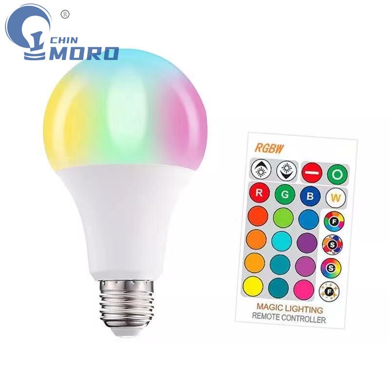 LED灯RGB灯泡带摇控球泡灯3W 7W 9W  12W图