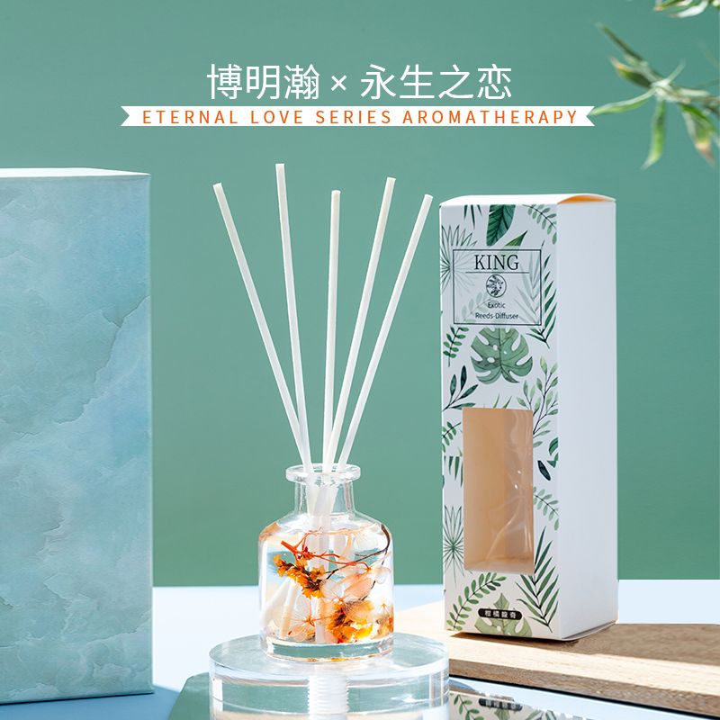 Flameless aromatherapy essential oil fragrance for home, office, toilet, bathroom, bedroom, dried flowers, rattan strips