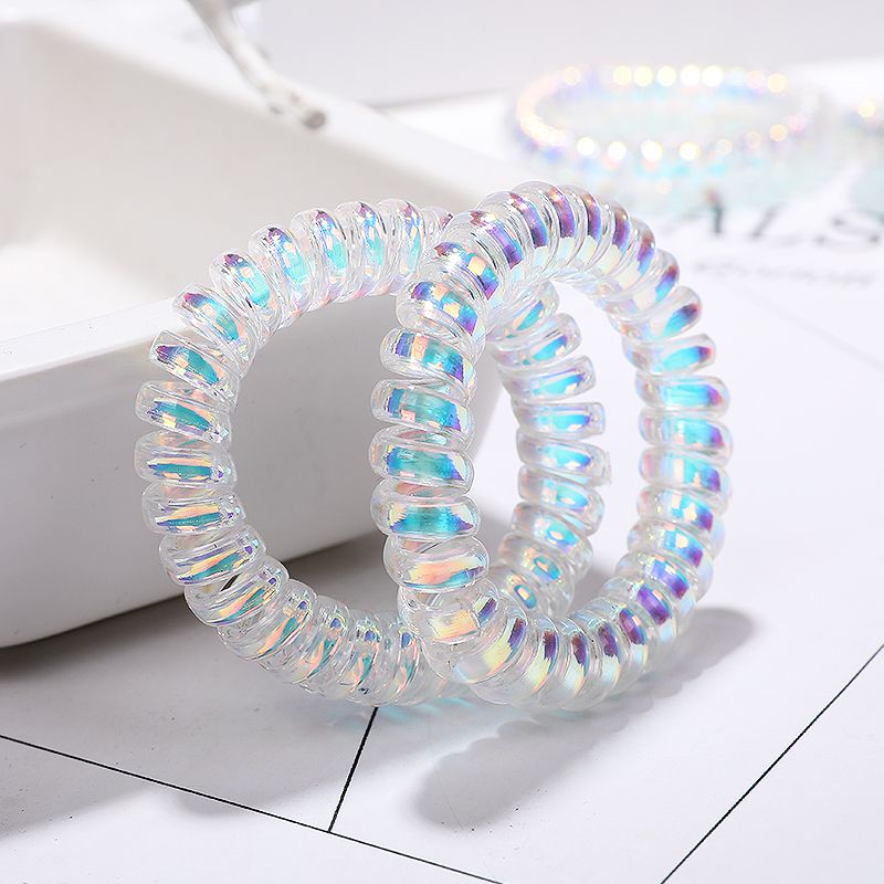 Mermaid Seki phone cord scrunchie ~ women's hair rope INS leather cover hair accessories Korean Internet celebrity tied hair rope full figure