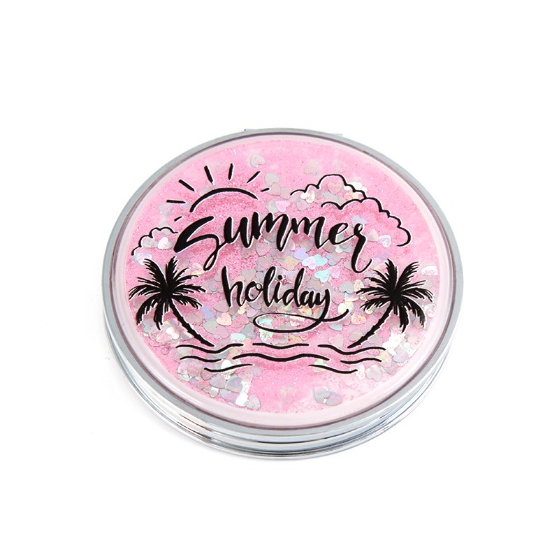 流沙镜子随身镜化妆镜小镜子详情图3