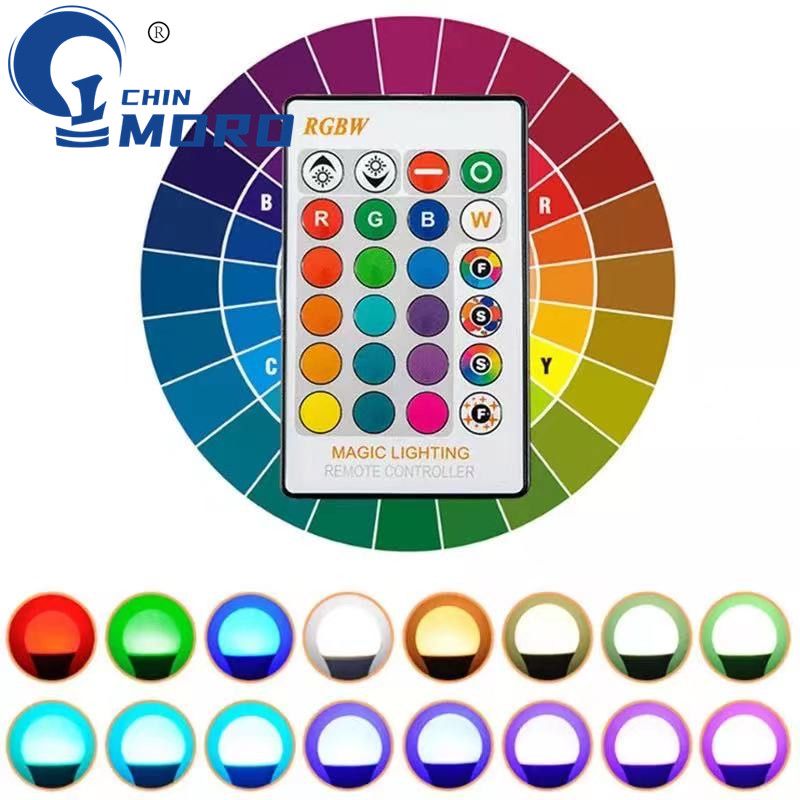 LED灯RGB灯泡带摇控球泡灯3W 7W 9W  12W细节图