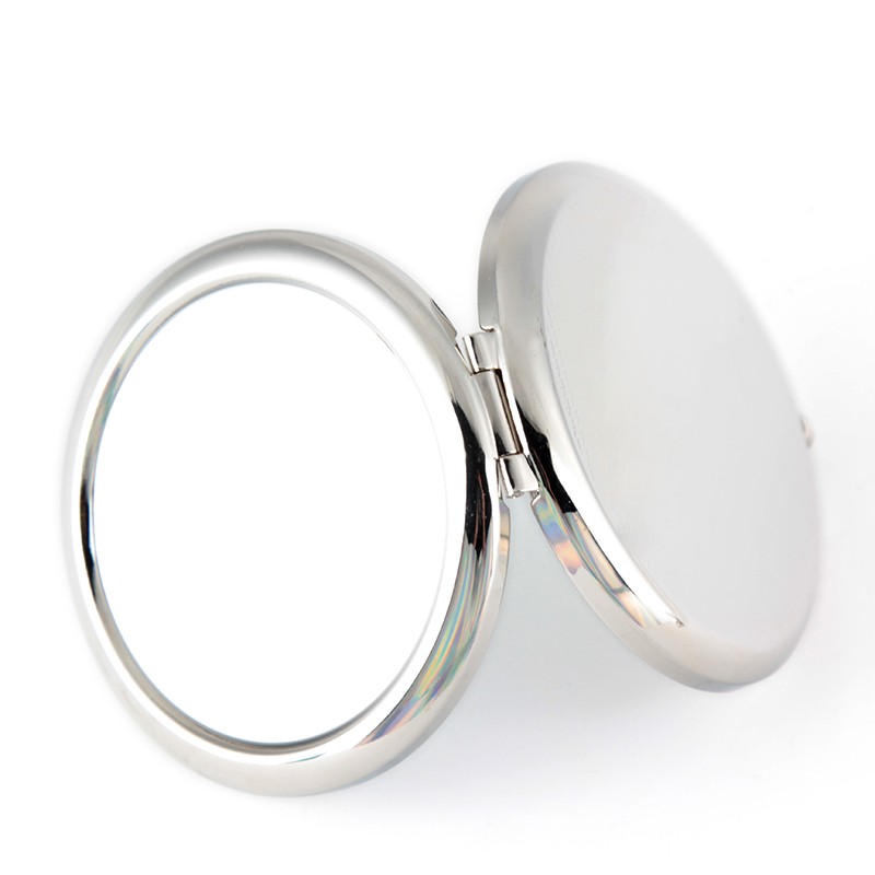 浅金仿金玫瑰金kc金70实心弹簧镜高档镜按钮镜按扣镜化妆镜胚详情图4