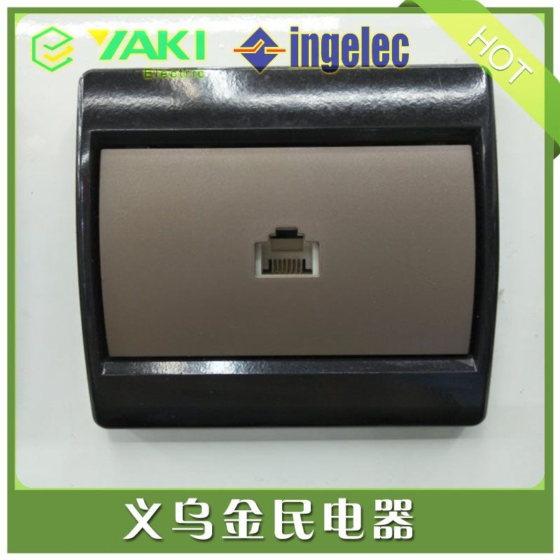 ingelec品牌电视线插座墙壁开关墙壁插座TV插座欧式法式门铃开关