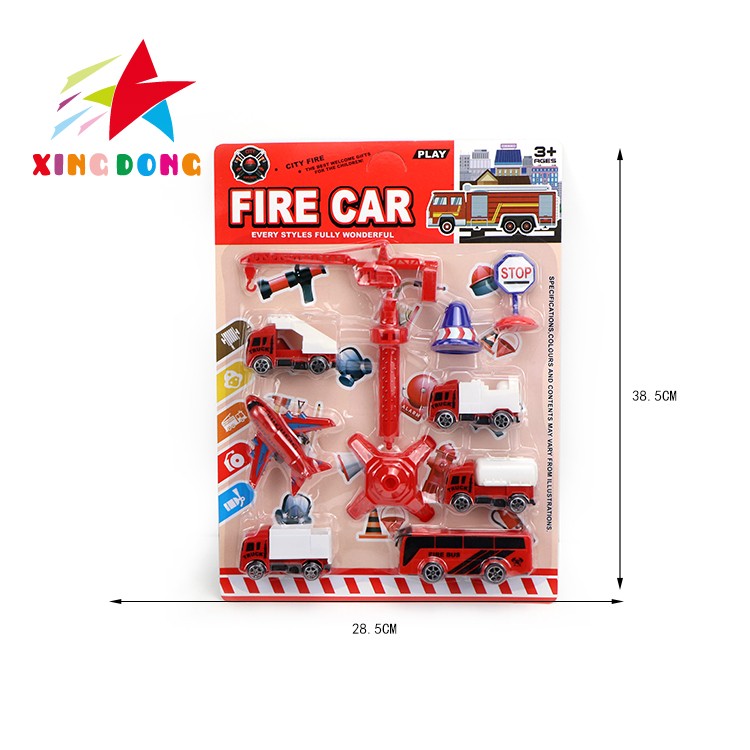 消防系列 套装 玩具车 吸板纸消防玩具详情图2