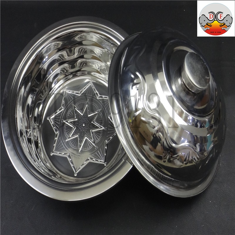 DF99131 欧圆套装盖盆 不锈钢盖盆 厨房酒店用品 厂家直销  DF Trading House详情2