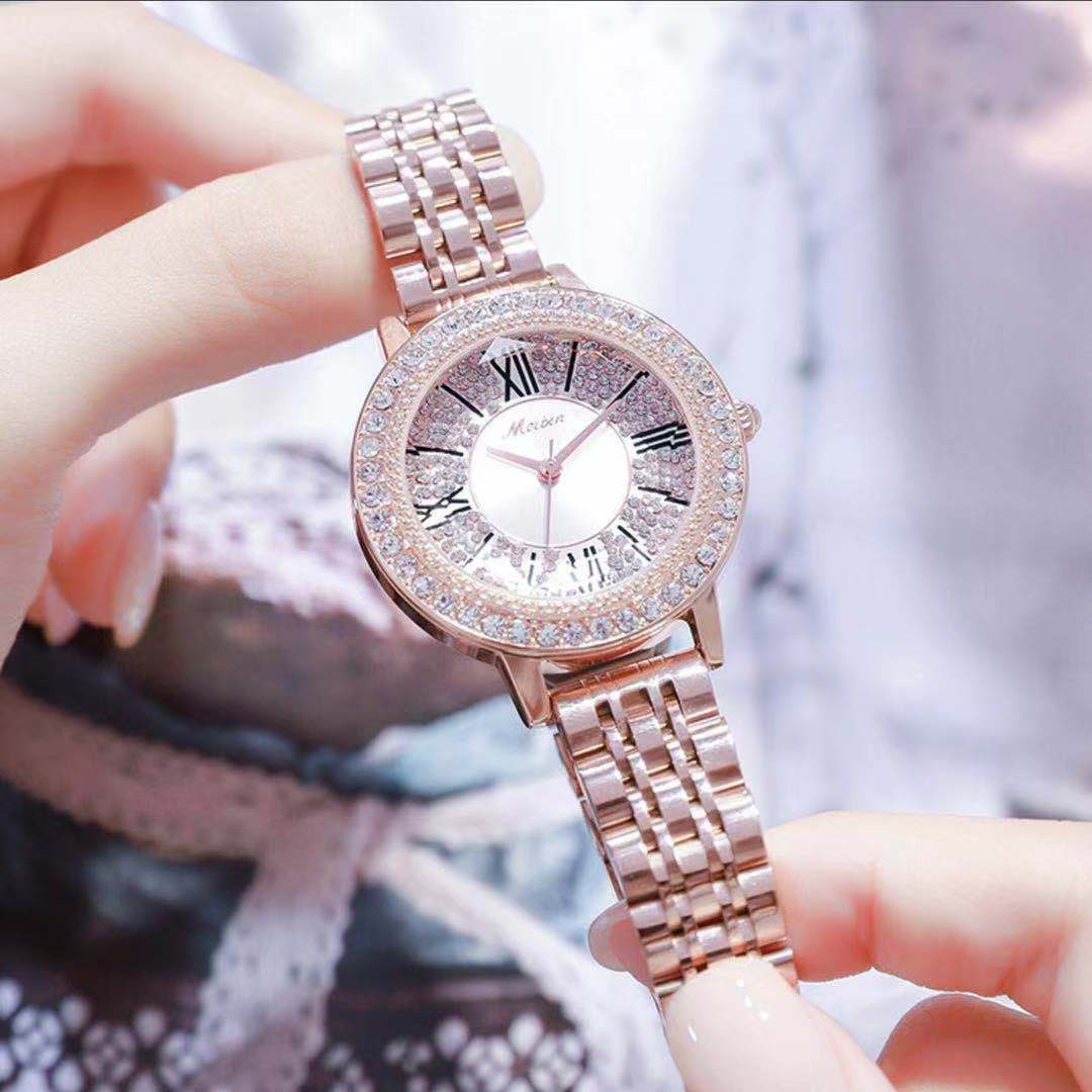 MEIBIN美宾新品手表直播热卖爆款镶钻石英女士腕表厂家直销详情图4