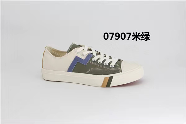 Renben 7907 Men's trendy Korean version color-blocking versatile couple canvas shoes Casual shoes details Picture
