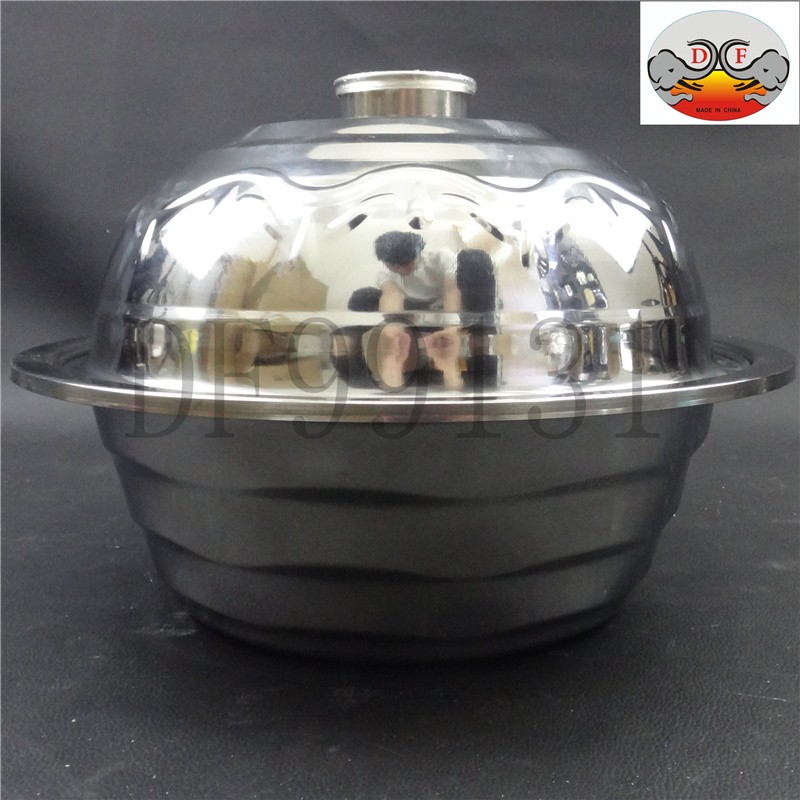 DF99131 欧圆套装盖盆 不锈钢盖盆 厨房酒店用品 厂家直销  DF Trading House详情1