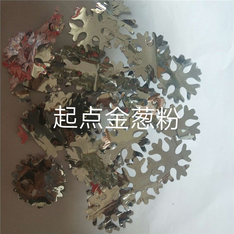 圣诞雪花铝膜亮片造型