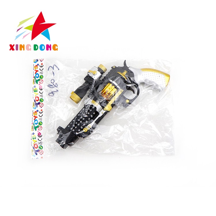 Juguetes para niños tres juguetes de tubo de pintura pistola de juguete eléctrico con música acción de luz efecto de vibración detail image 1