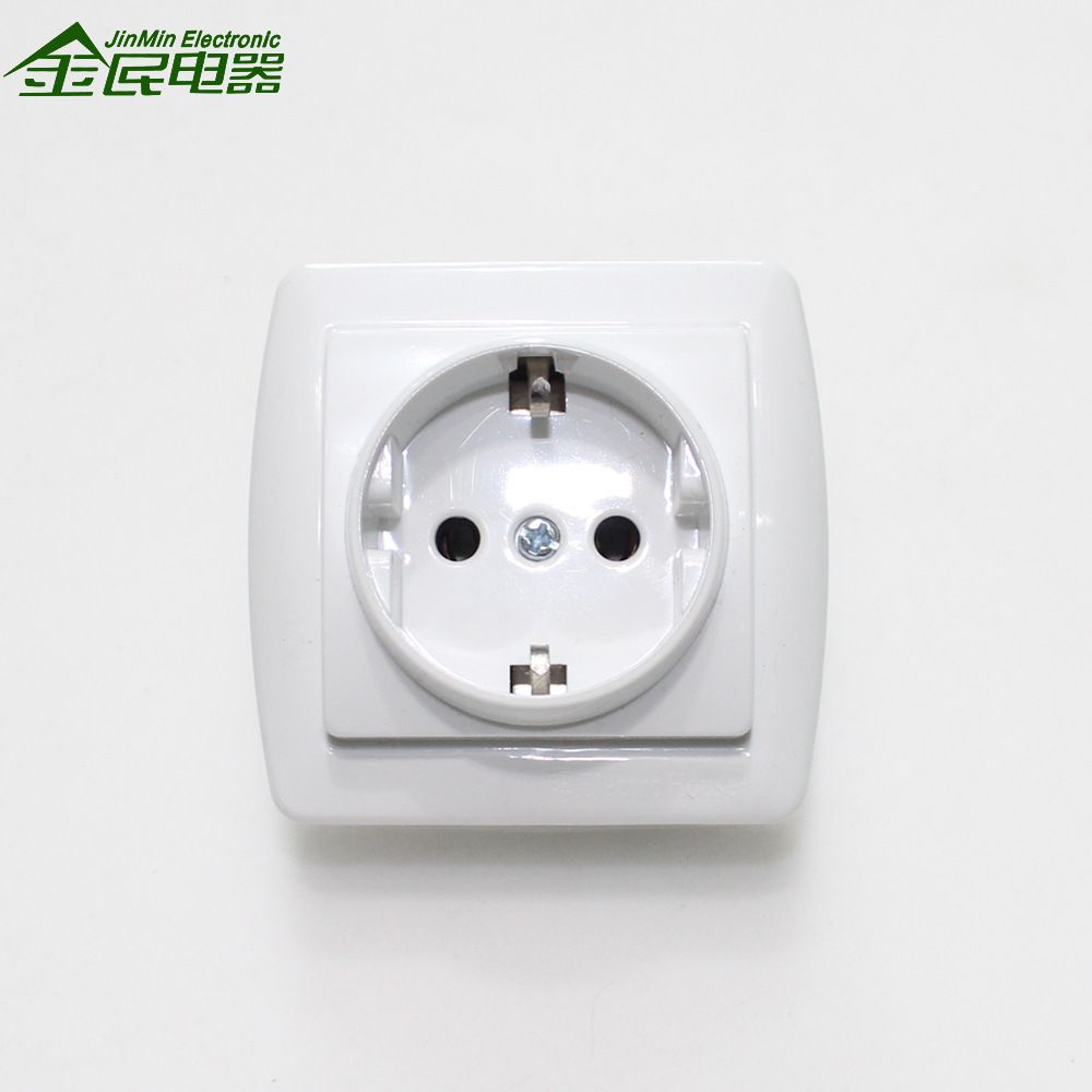 European-style grounding socket wall switch, wall socket with USB port, dual wall socket