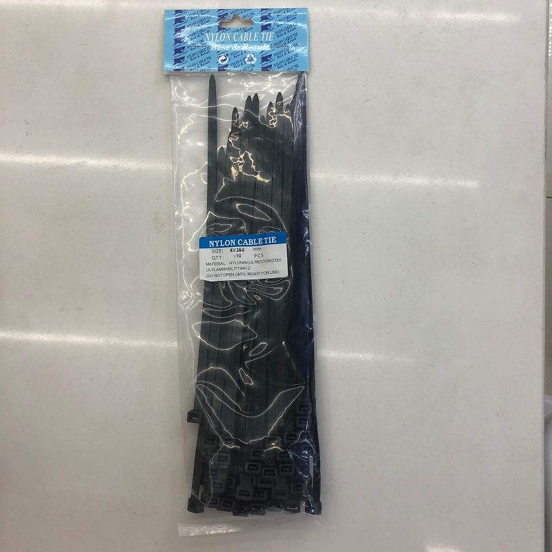 尼龙扎带8*250黑图