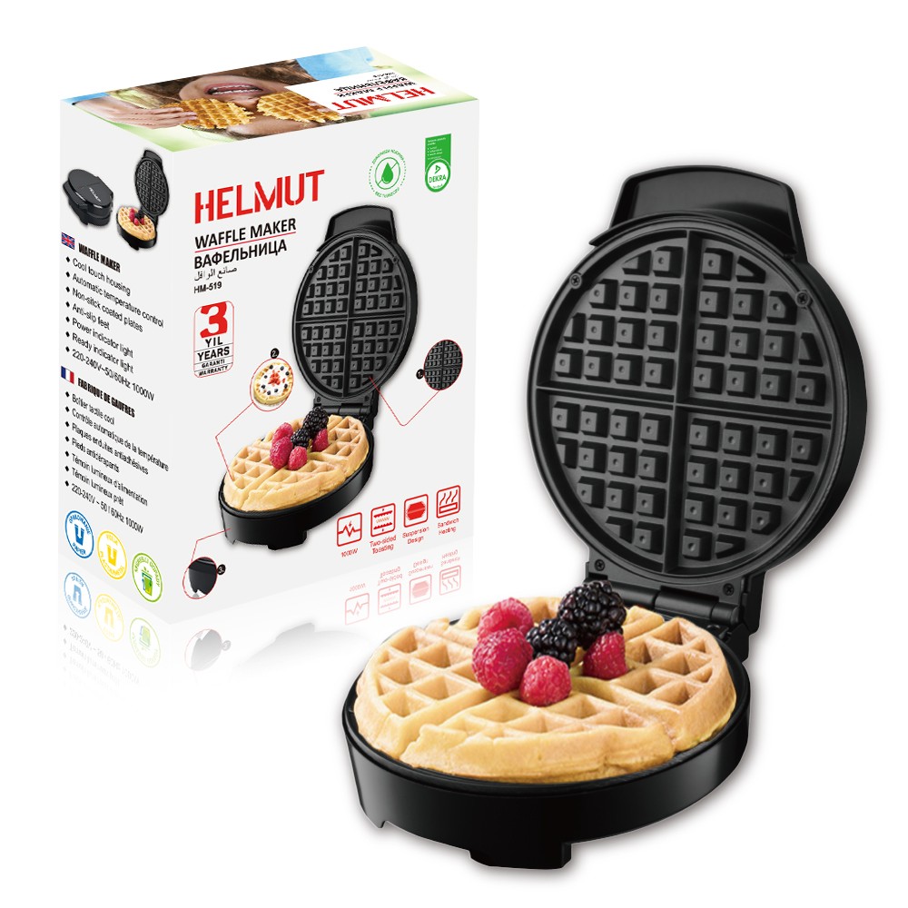 RAF European standard cross-border waffle machine, household double-sided sandwich and muffin light food machine, multi-functional breakfast machine detail image 5