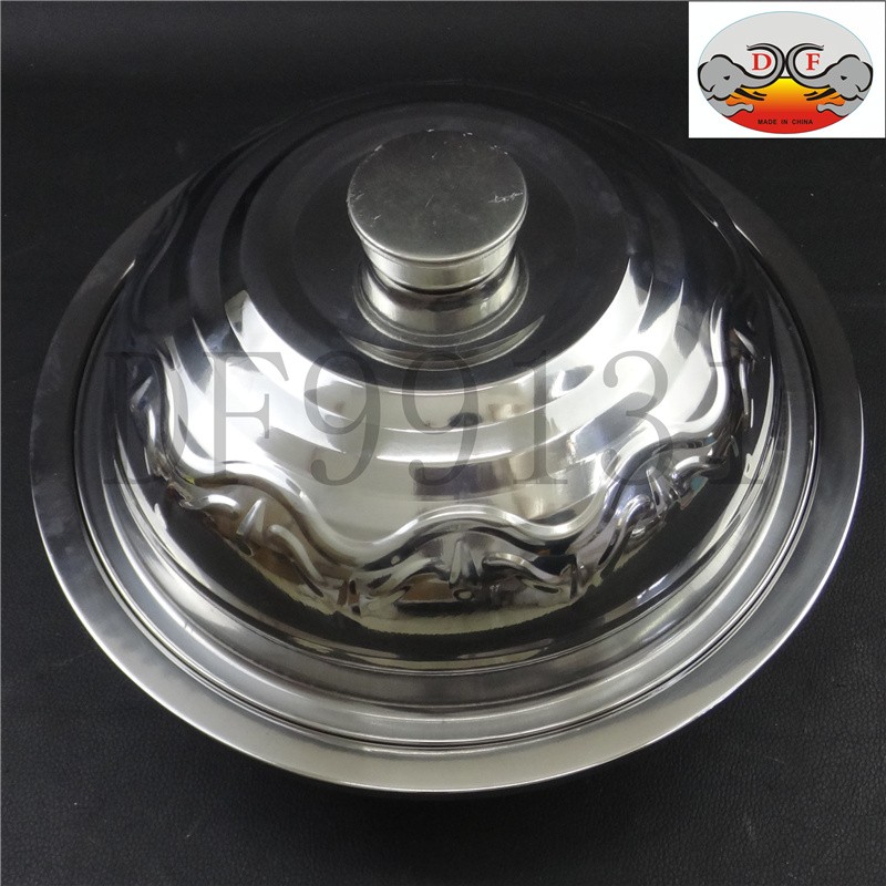 DF99131 欧圆套装盖盆 不锈钢盖盆 厨房酒店用品 厂家直销  DF Trading House详情3