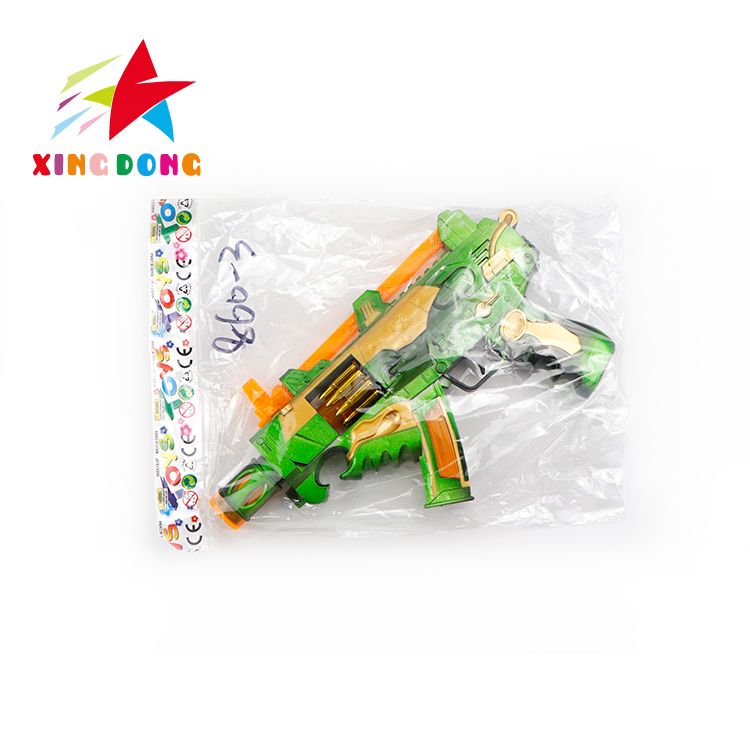Electric space gun with lighting, music, action and vibration effects, a toy gun Application Scenario