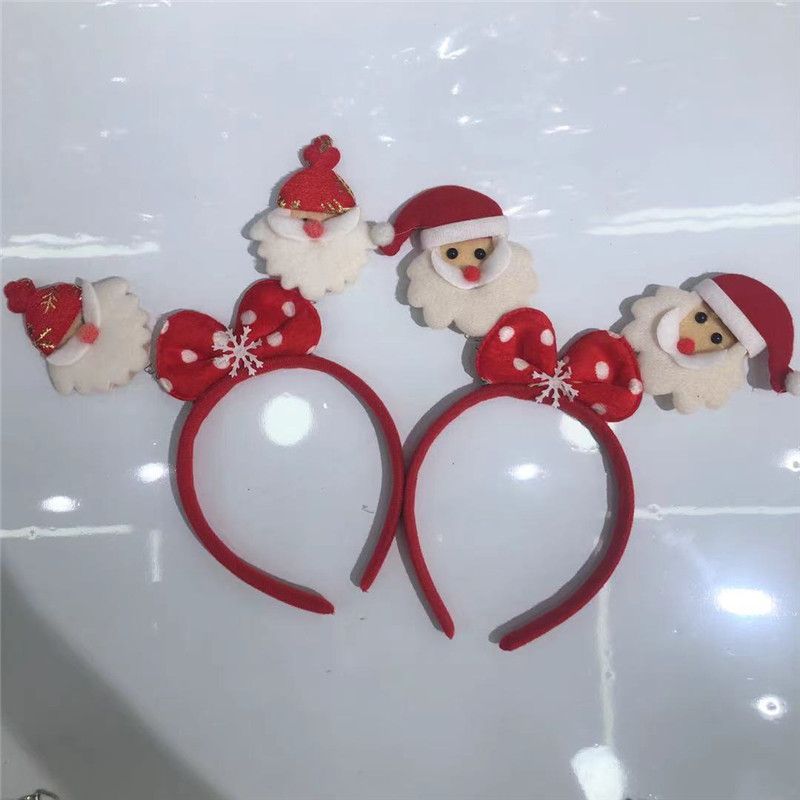 Santa Claus hairband, cute hair accessory, children's outfit