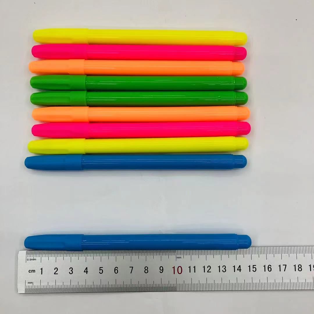 厂家供应创意学生用彩色笔 单头荧光笔重点划线标记号笔可定制细节图