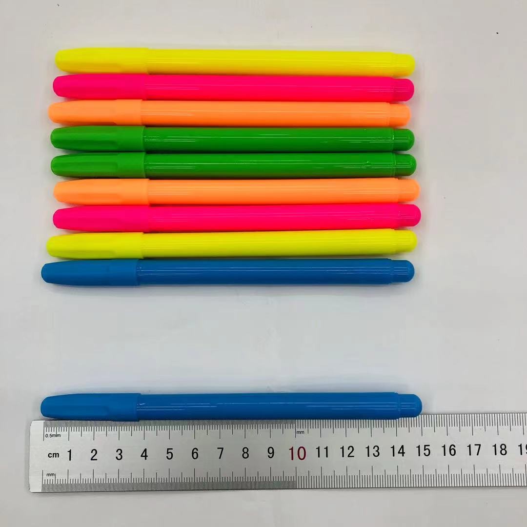 厂家供应创意学生用彩色笔 单头荧光笔重点划线标记号笔可定制详情图4