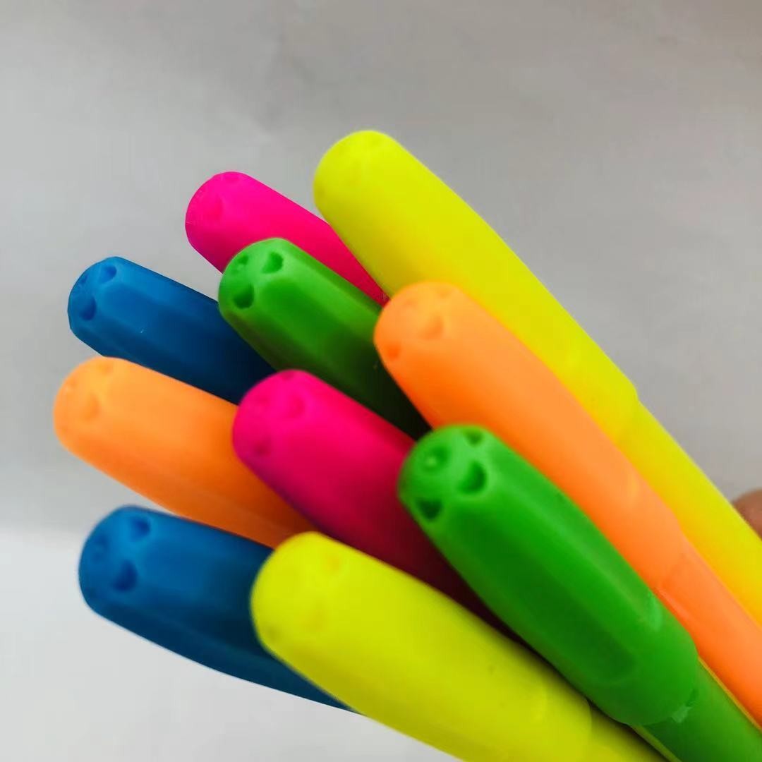 厂家供应创意学生用彩色笔 单头荧光笔重点划线标记号笔可定制详情图8