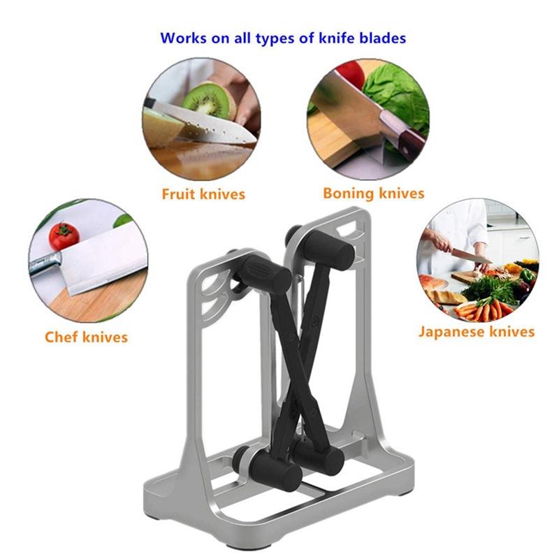 Cross border new flat head afilador de cuchillos aliexpress amazon venta caliente afilador de cuchillos puntiagudos handheld V Item Picture