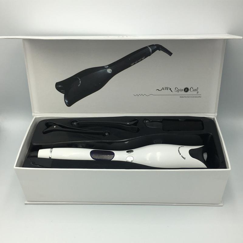 Multi-functional rose-shaped hair curler, ceramic lazy person automatic hair curler, anti-scald LCD spiral hair styling device for curling Specification image