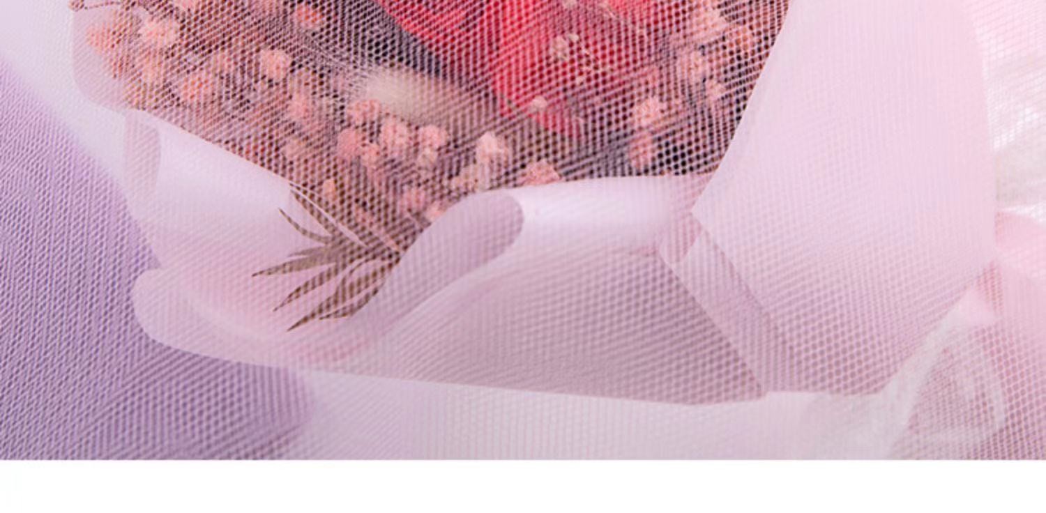 限时特价 仙女纱水晶雪纱 花店大花束装饰包花网鲜花包装纸纱网diy材料包邮详情6