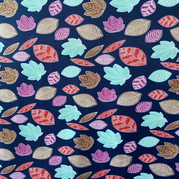 The color-printed series features 100% polyester fabric with PVC foam at the bottom for the printed leaves details Picture