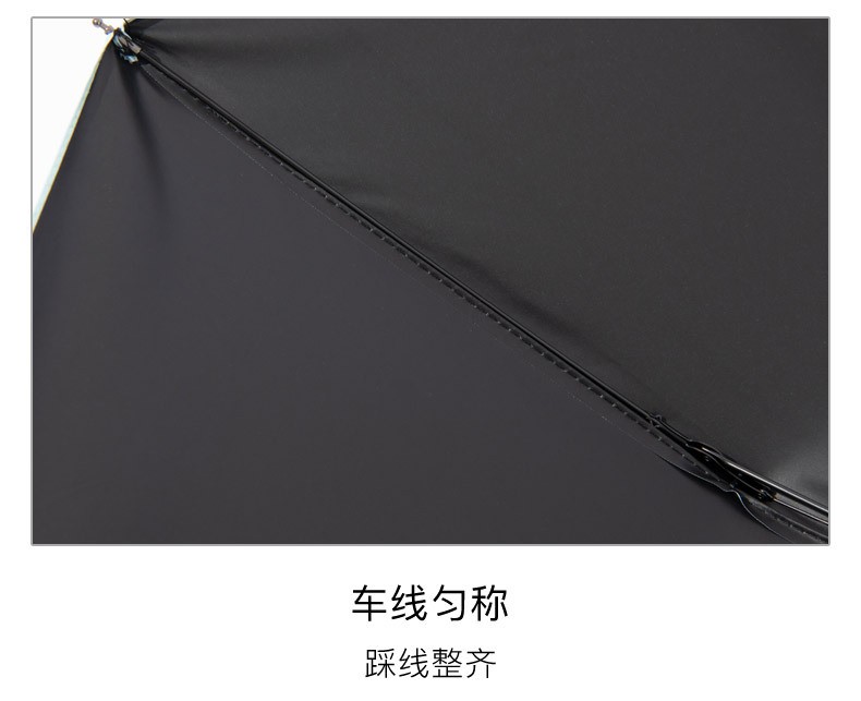 义乌好货百年同舟双F时尚潮流晴雨伞折叠太阳伞黑胶防晒遮阳伞9659双F详情图13