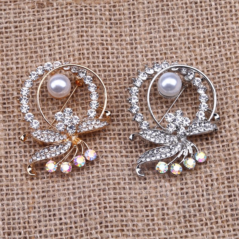 Manufacturers direct selling rhinestone brooch clothing accessories