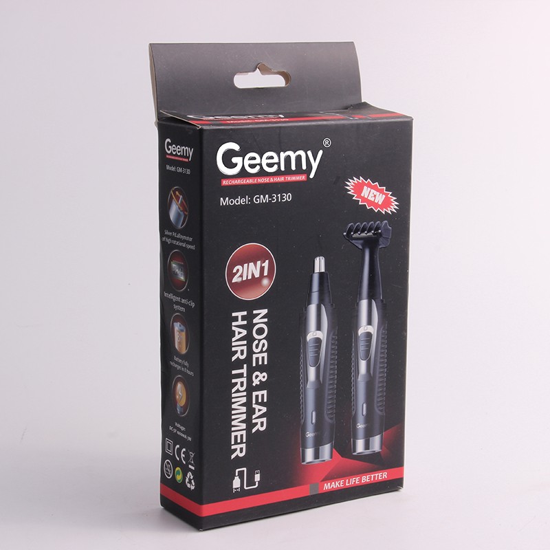 Gemei GM-3130 Nasal Hair Trimmer 2-in-1 multi-functional nasal hair knife for women pic 10