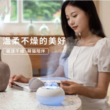 新款萌宠加湿器 创意USB家用静音加湿器 桌面办公补水喷雾雾化器
