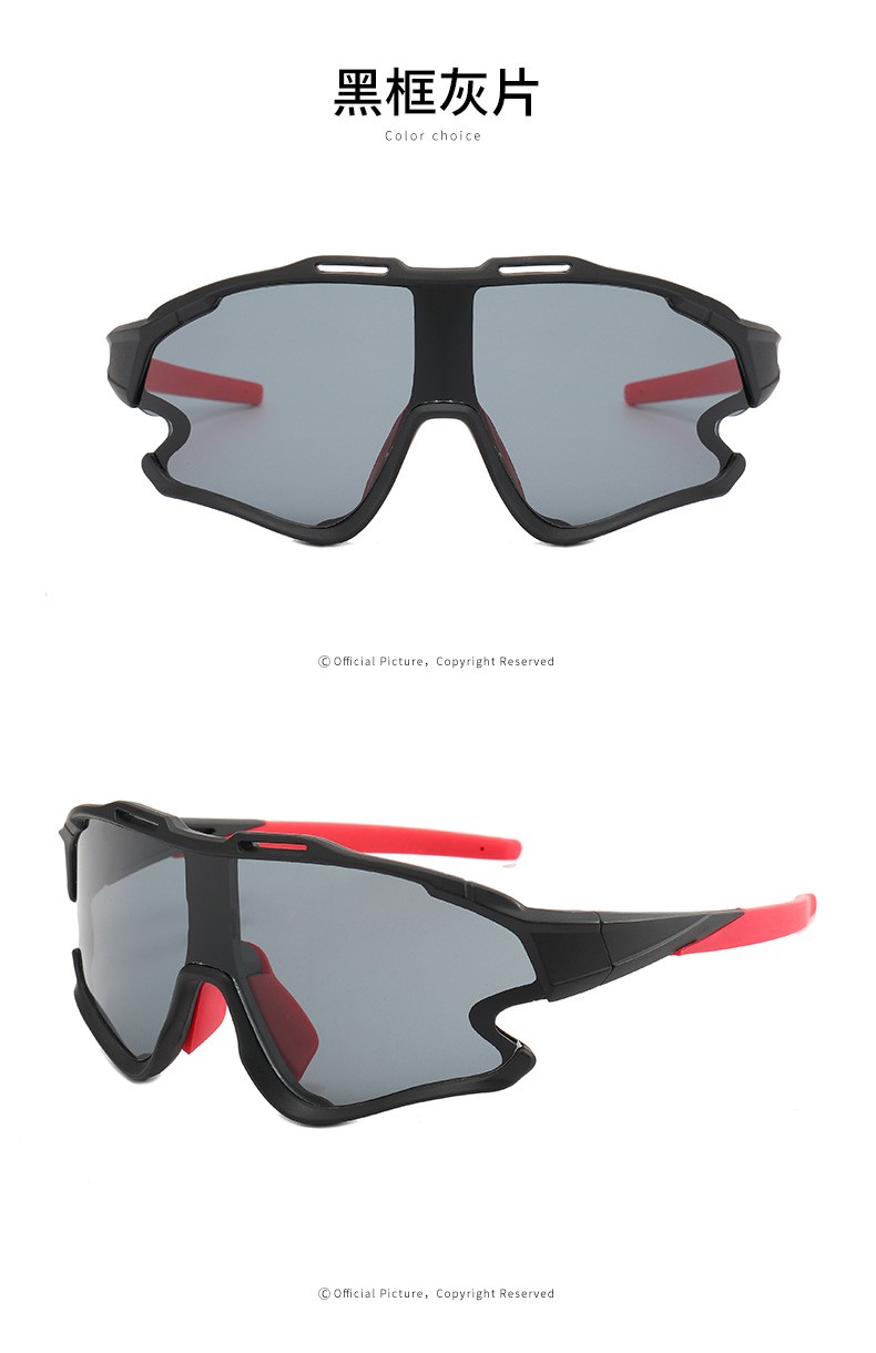 8303户外骑行眼镜 运动眼镜 时尚遮阳墨镜 山地单车太阳镜详情图11