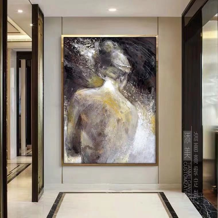 Fent's oil painting of figures detail image 4