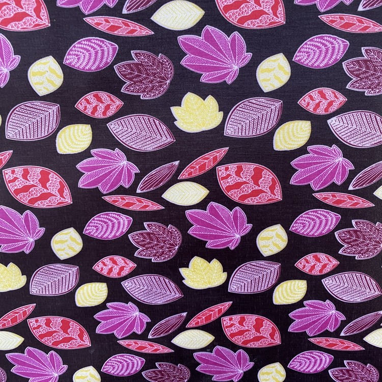 The color-printed series features 100% polyester fabric with PVC foam at the bottom for the printed leaves detail image 5