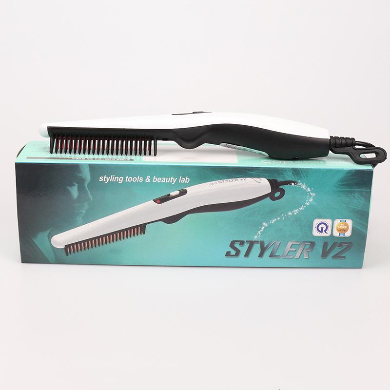 TV's new styler hair styling comb, the second-generation men's dedicated comb for both curling and straightening, and a multi-functional sideburns and beard comb