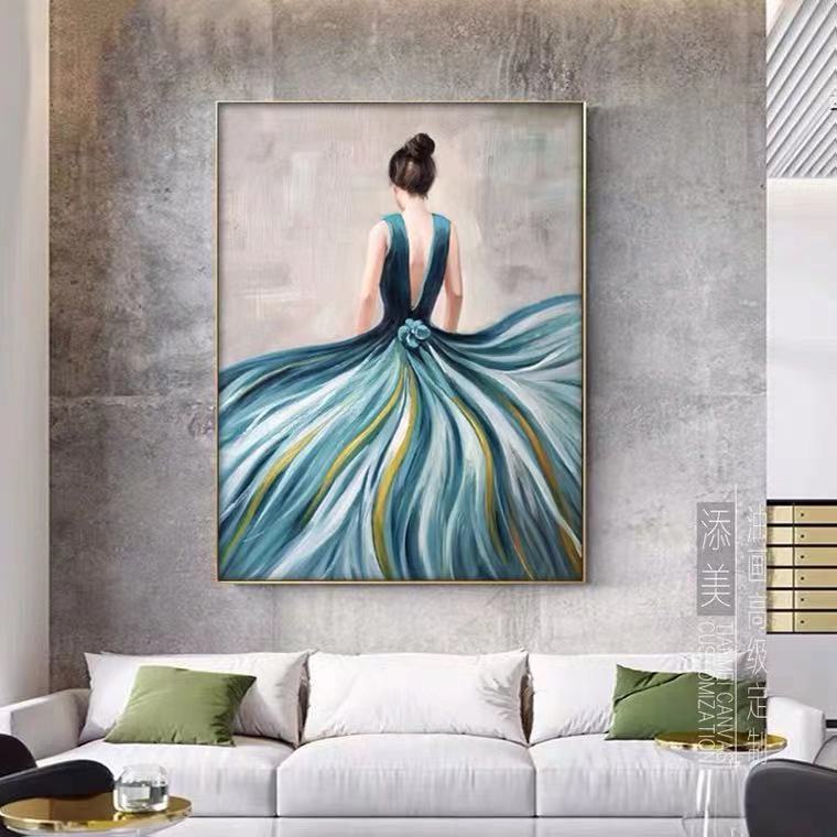 Fent's figure oil painting